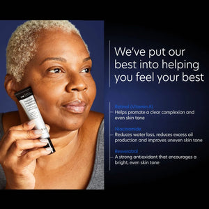 Intensive Brightening Treatment:  0 .5% pure retinol night
