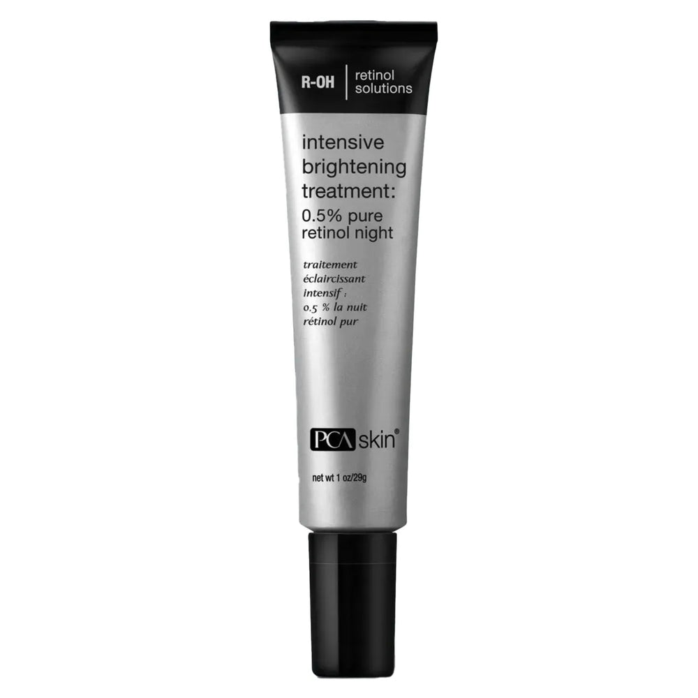 Intensive Brightening Treatment:  0 .5% pure retinol night